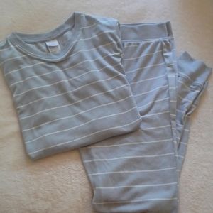 Stars Above soft gray sleepset